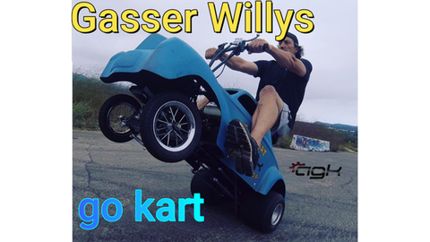 Full Suspension Gasser Willys Go Kart
