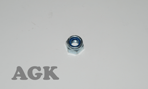 Hex Nut M6x1 Nylon Insert Lock Nut